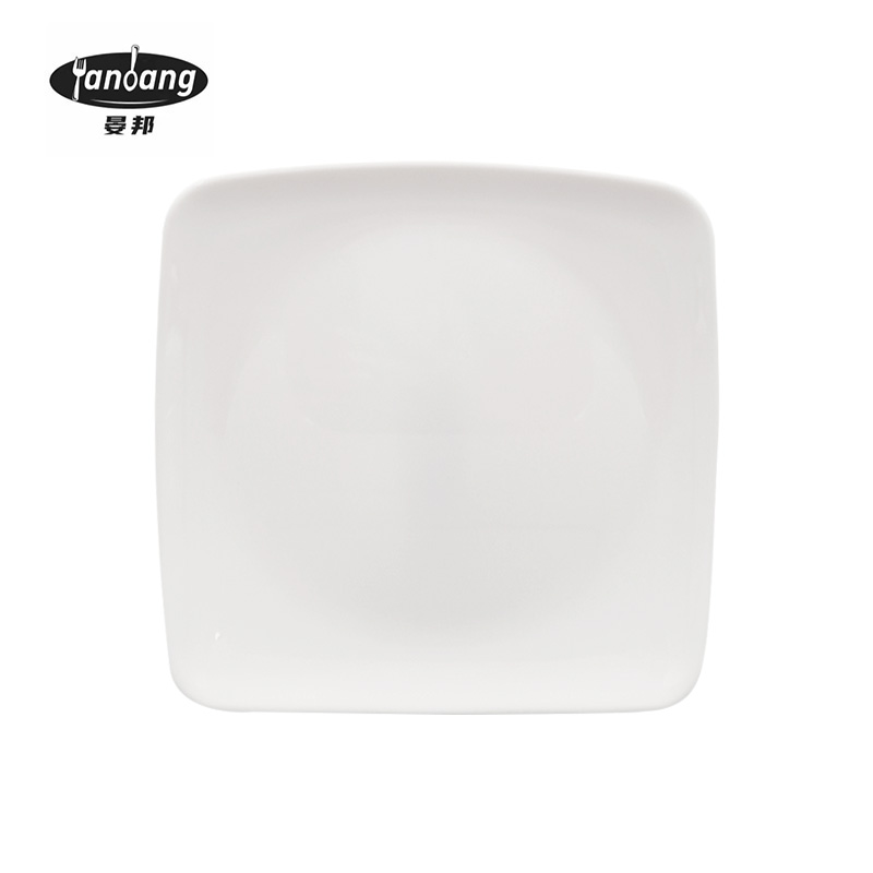 晏邦 密胺餐具 四方盘 9.5寸 240*240*33mm 1个高清大图