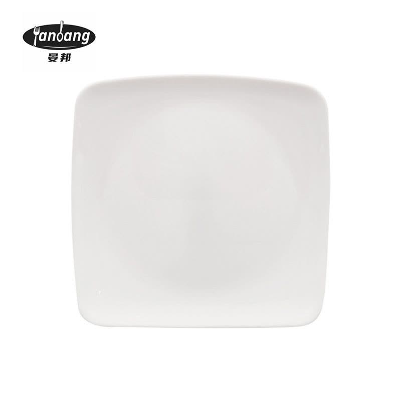 晏邦 密胺餐具 四方盘 9.5寸 240*240*33mm 1个图片