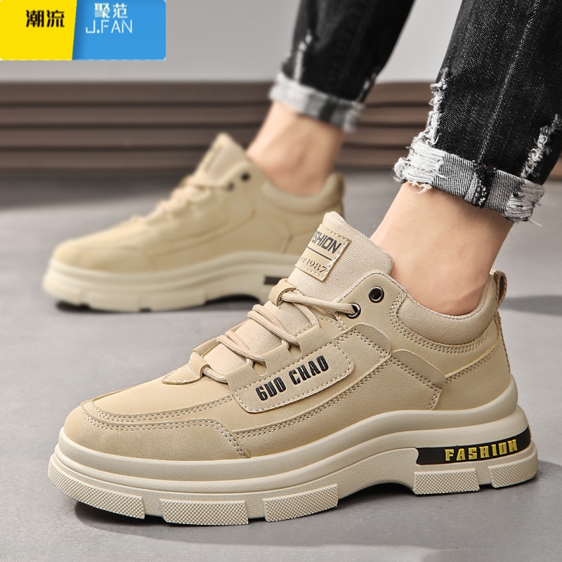 聚范2024新款春季男鞋工地工作鞋男士劳保鞋防水防滑鞋子休闲鞋运动鞋高清大图