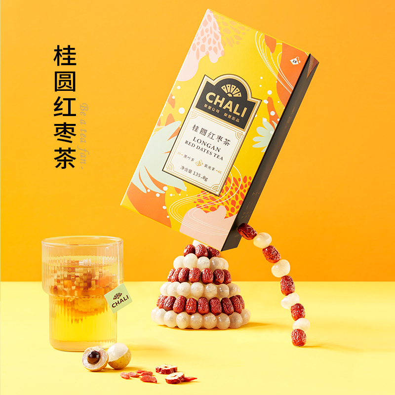 茶里(ChaLi)桂圆红枣枸杞茶 养生茶女性男人滋补茶泡水喝的组合花茶18包