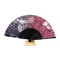 西行寺幽幽子扇子cos大号双面幽幽子东方project娟扇折扇周边 直径23cm(送扇坠)
