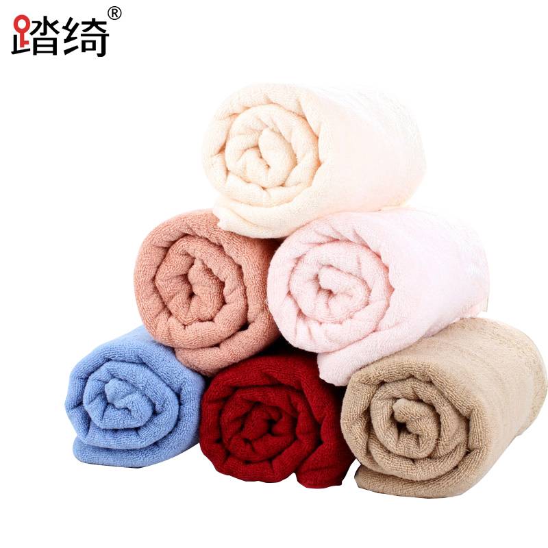 踏绮 精梳棉提花缎档浴巾 140*70cm 条