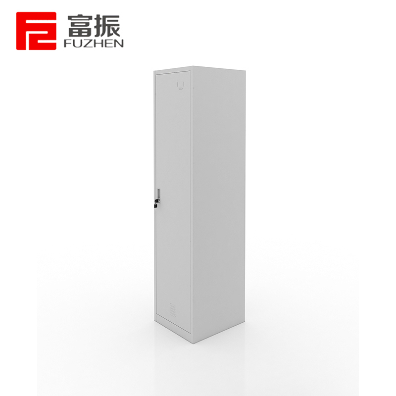 富振 单门更衣柜单门员工柜钢制办公柜宿舍储物柜铁皮柜(400*500*1850mm)