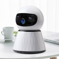 智能无线摄像头手机wifi家用室内监控器1080p高清云台版360度全景夜视摄像机