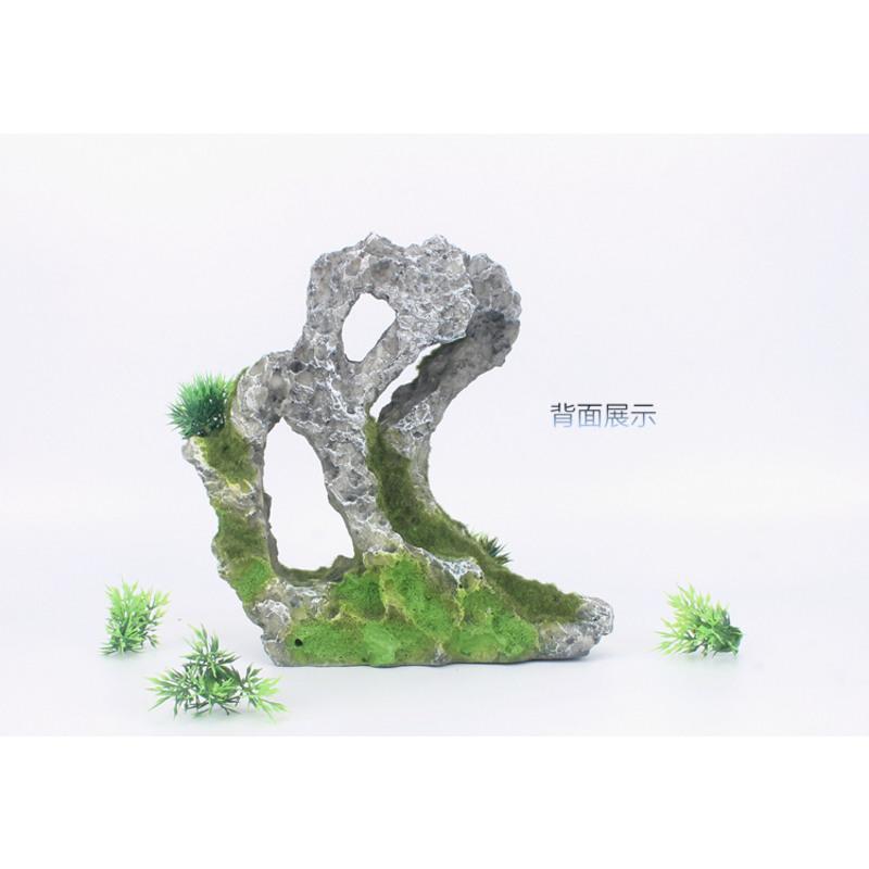 珊瑚假山鱼缸造景假石头奇石怪石水族布景仿真珊瑚石装饰水族用品