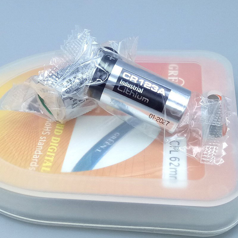 雷迪司 CR123A CR17345 气表水表电表仪器仪表摄像仪 照相机3V锂电池（粒）