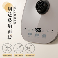 小熊(Bear)煮茶器 0.8L养生壶电水壶热水壶蒸汽喷淋式 304不锈钢烧水壶黑茶煮茶壶茶具 ZCQ-A08H2