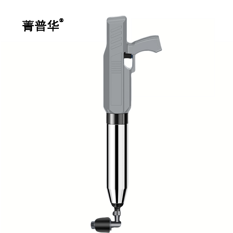 菁普华电动马桶疏通器一炮通下水道厨房地漏厕所堵塞专用灰色套高清大图