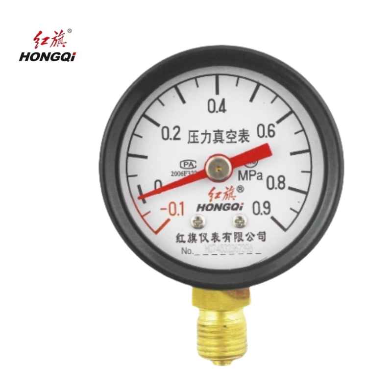 红旗 真空压力表定制检测款YZ40(压力值需备注) 块高清大图