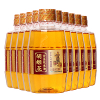 胡姬花古法小榨花生油4L(400ml*10)小瓶组合装宿舍 家用凉拌炒菜 烧烤串野餐小瓶食用油