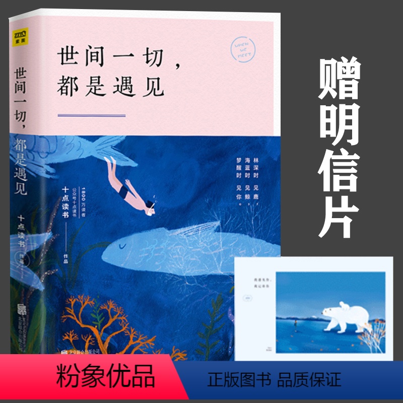 [正版]全彩装帧+插画世间一切都是遇见 十点读书作品 青励志文学心理学小说 成人处事你值得世间一切美好P1