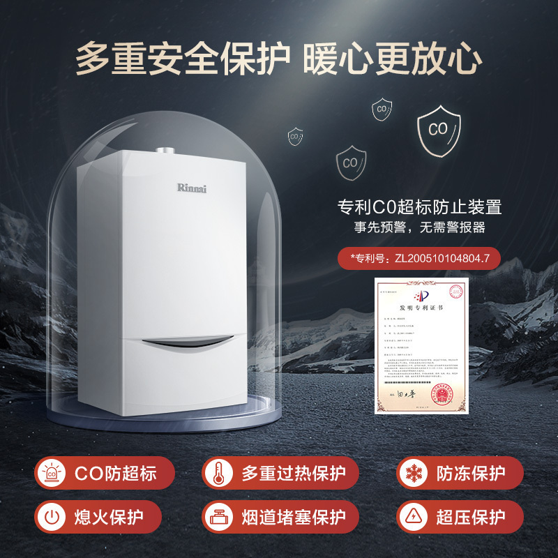 林内25G-Boiler壁挂炉天然气家用地暖暖气片采暖燃气热水器锅炉两用