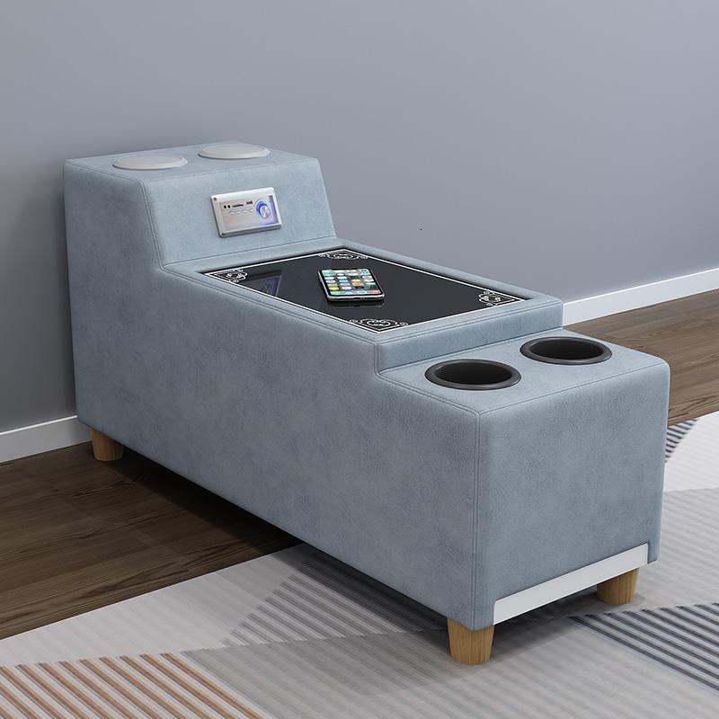 森美人家具北欧简约多功能无线充电蓝牙边几现代智能音响沙发边几高清大图