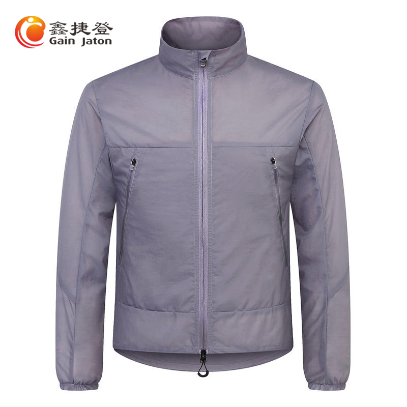 鑫捷登 男女款立领骑行服外套AGRY-LYK777 黛紫色 S