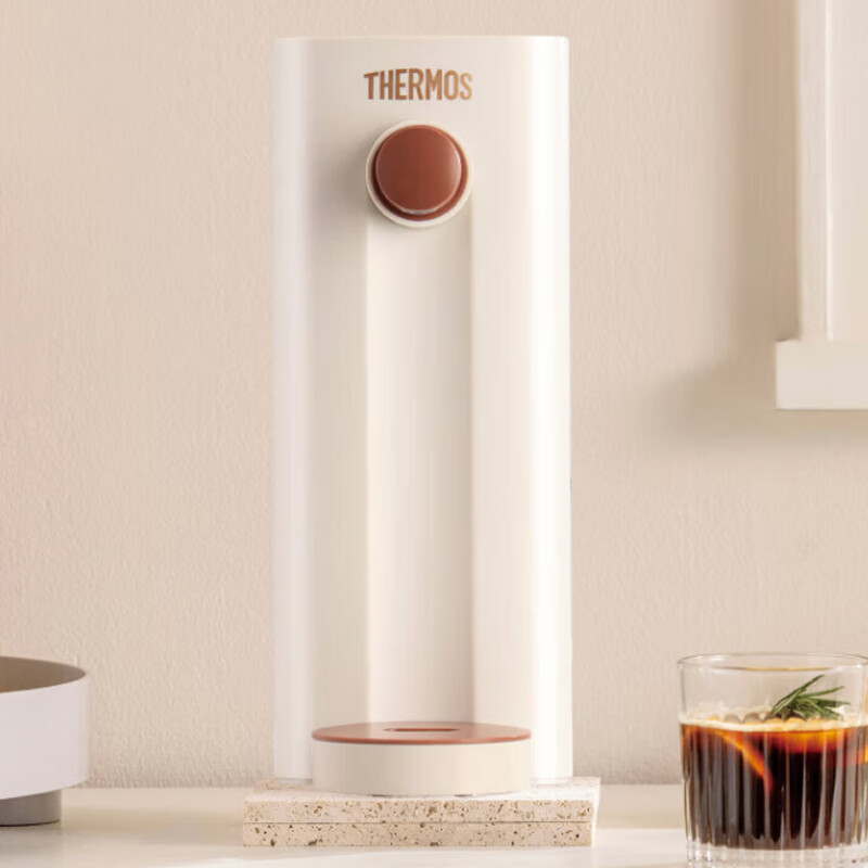 THERMOS膳魔师开水机即热式家用速热饮水机办公室宿舍茶艺用水小型台式智能饮水器控温自动断电速热EHA-1123E