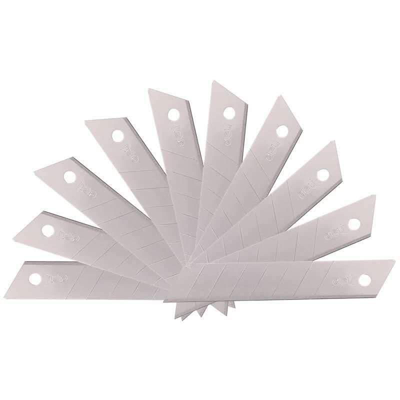 得力大号SK5碳素钢美工刀片(10pcs/70g) 2011(2盒装)