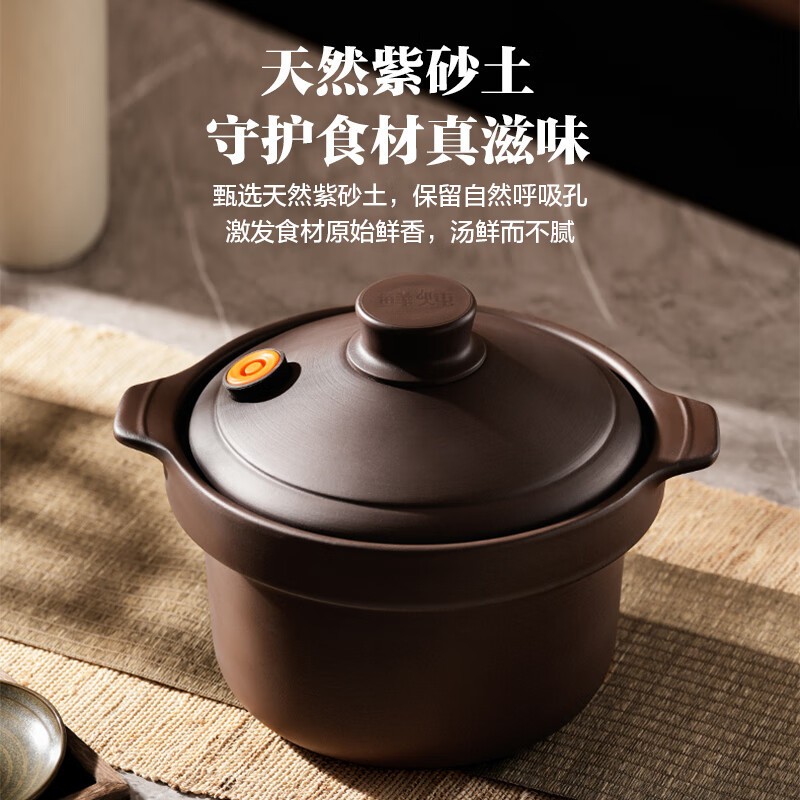 苏泊尔电炖锅DG40YC875 5L大容量微电脑预约单胆甜品锅 3-5人适用轻巧4.5kg高清大图