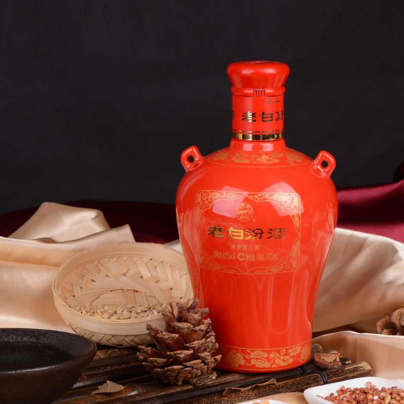 [官方自营]山西杏花村汾酒42度封坛15老白汾酒475ml*6瓶整箱装报价_参