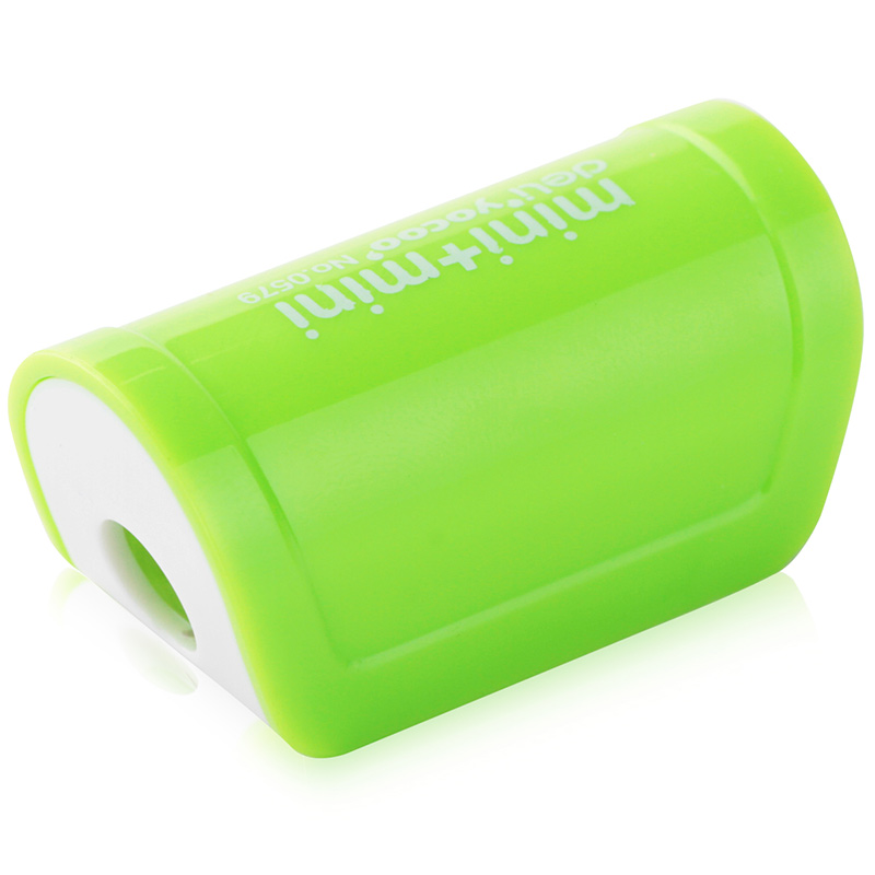 得力(deli)0545卷笔刀 削笔器 时尚靓彩抽屉式迷你卷笔刀 学生办公高清大图