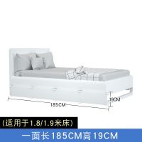 床底挡板防止猫咪狗宠物钻床下卧室防尘挡板沙发边围栏塑料分隔板 1面长185cm高18cm