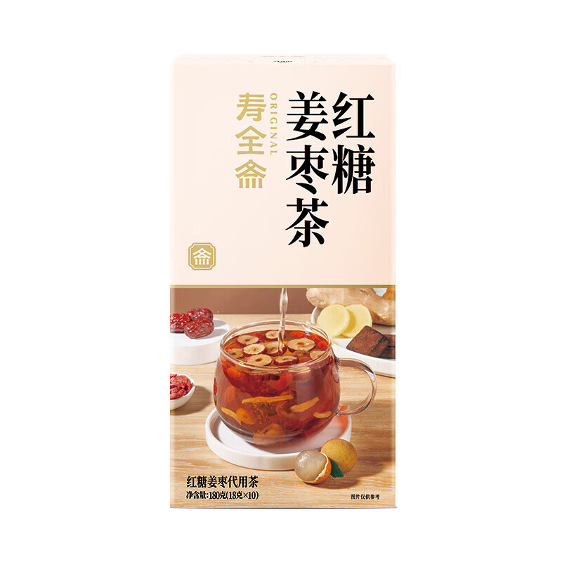 寿全斋 红糖姜茶暖心组合礼盒装 840g高清大图