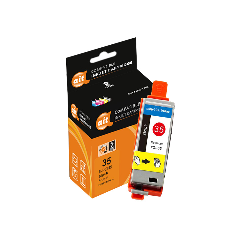海得PGI-35黑色墨盒专业版TI-35BK适用佳能 iP110 iP100 PGI-35高清大图