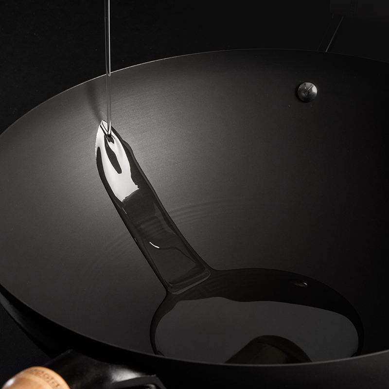 老板(Robam)CJ2T系列防滑圆底精铁炒锅高清大图