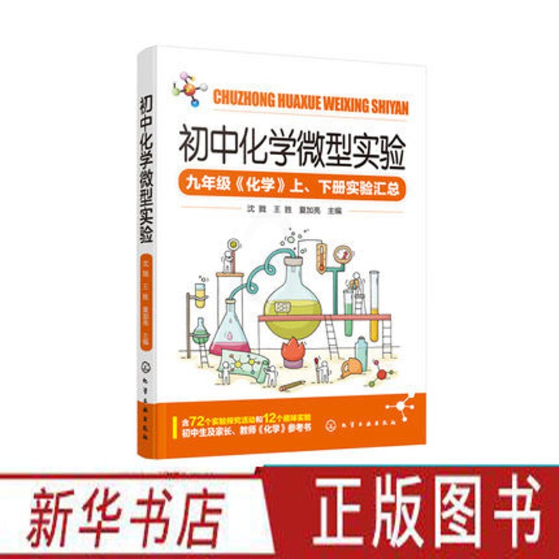 [正版]初中化学微型实验 九年级化学实验汇总 化学实验参考书籍 化学基础知识教程书 初中中考化学复习资料指导图书籍 中高清大图