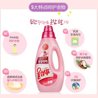爱敬韩国进口洗衣液1L洗涤剂国际羊毛认证可洗各类衣物机洗手洗无荧光剂2瓶