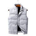 羽绒服马甲男士秋冬季潮流无袖坎肩保暖立领外穿背心马夹男装外套 M 283-YRMJ-821浅灰