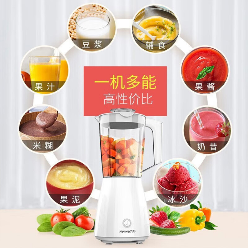 九阳料理机1L一机多能时尚外观精致小巧动力强劲JYL-C16D高清大图