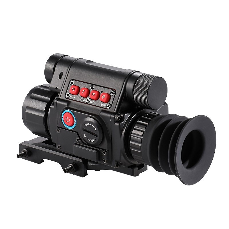 自由虎红外数码夜视仪nv009a单筒手持夜间观察镜高清高倍导轨十字报价