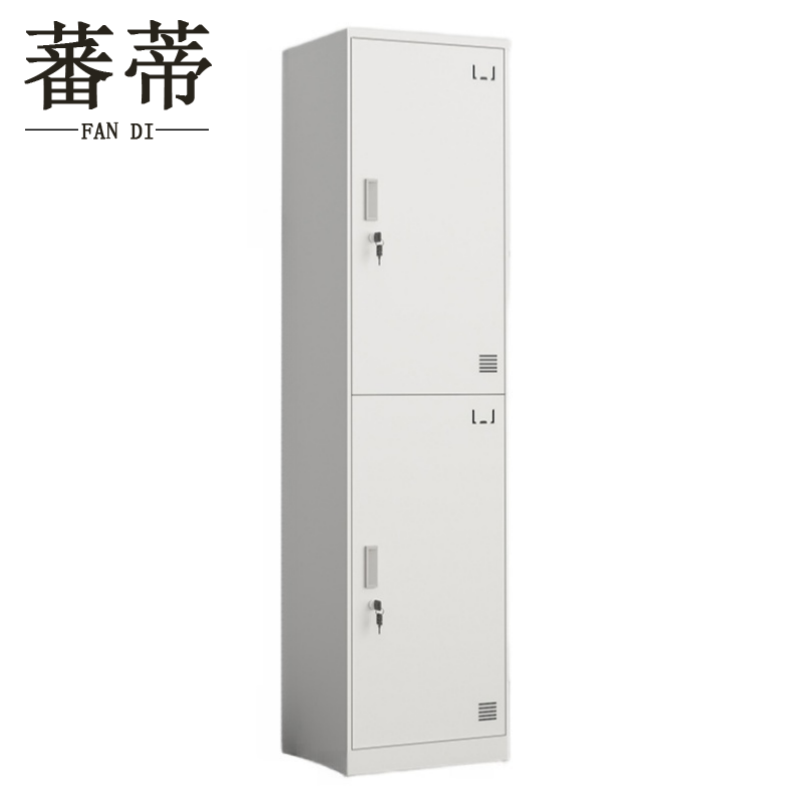 蕃蒂钢制更衣柜双门台高清大图