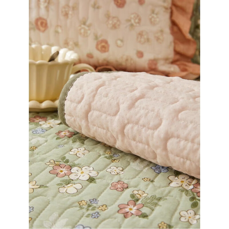 维诺亚小清新沙发垫碎花田园沙发套罩布艺三人沙发通用盖布巾四季款高清大图