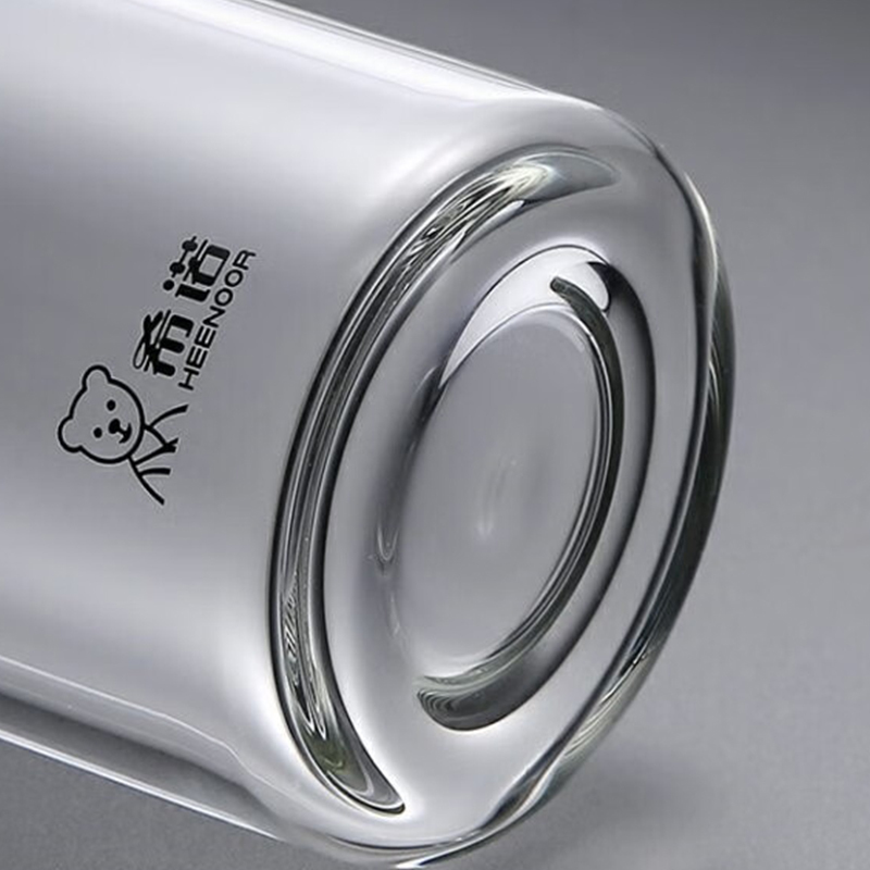 希诺玻璃杯410ml便携耐用单层XN-7553(颜色随机)高清大图