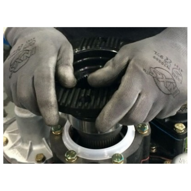 赛立特 N10600-9 13针BLADEX5防切割5级针织手套,手掌浸黑色丁腈发泡,9