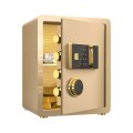 臻远ZY-NW-BXGS-18全钢实心保险柜办公防盗保险箱 高40cm金色指纹款