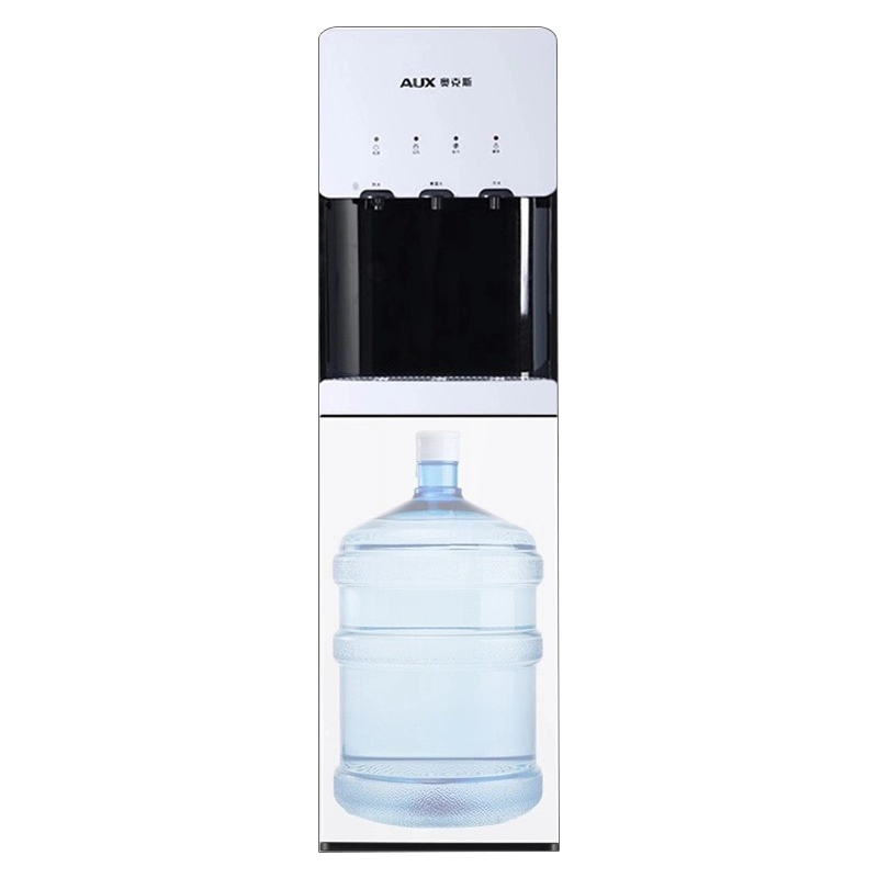 奥克斯/AUX 立式加高饮水机 YLR-5-X-4 三出水口冰温热即饮水机 童锁 下置水桶 两用自动茶吧桶装水净水管线机