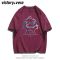 VICTORYVERA短袖t恤女学生宽松韩版夏季ins潮2022新款印花上衣服