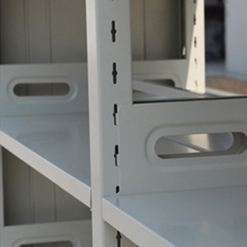 府店钢制置物架图书馆单双面书店阅览室货架档案架资料架单面一列二高清大图