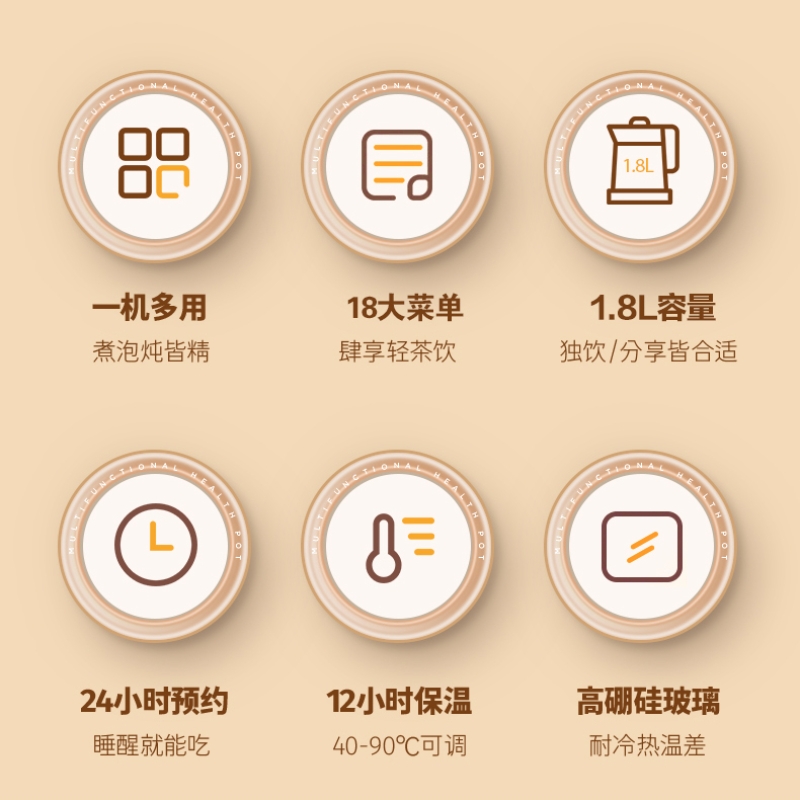 荣事达Royalstar 养生壶煮茶器煮茶壶YSH180Y80高清大图