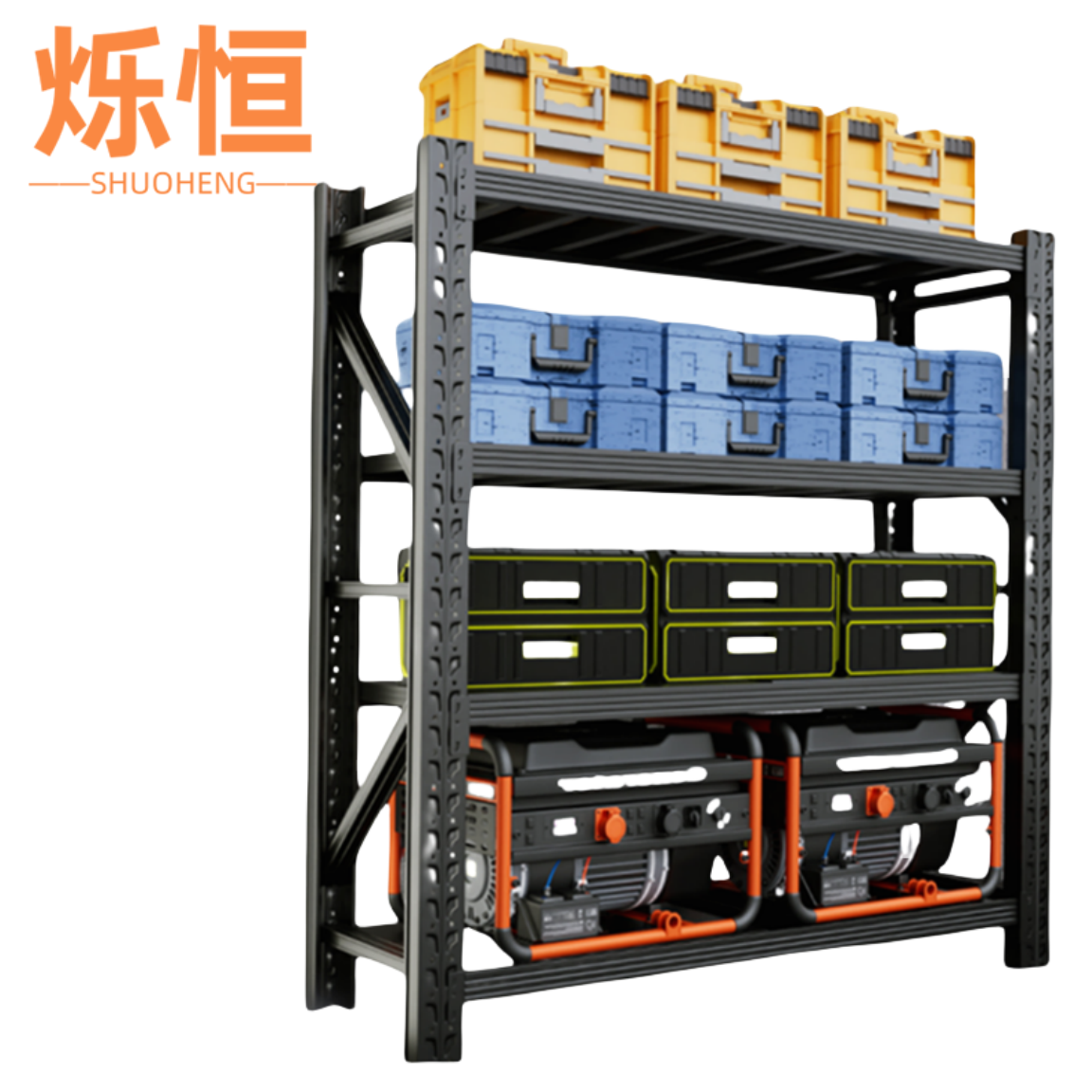 烁恒 货架四层150*40*200 组高清大图