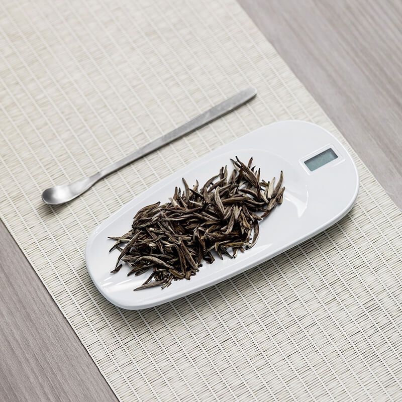 領藝 优选电子茶则茶勺茶匙茶拨茶荷茶针测量无量智能电子称重带克重量显示功夫茶具配件套装 无量茶则礼盒装