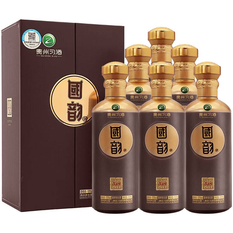 习酒国韵518 53度500ml*6原箱 酱香型白酒 礼赠佳品