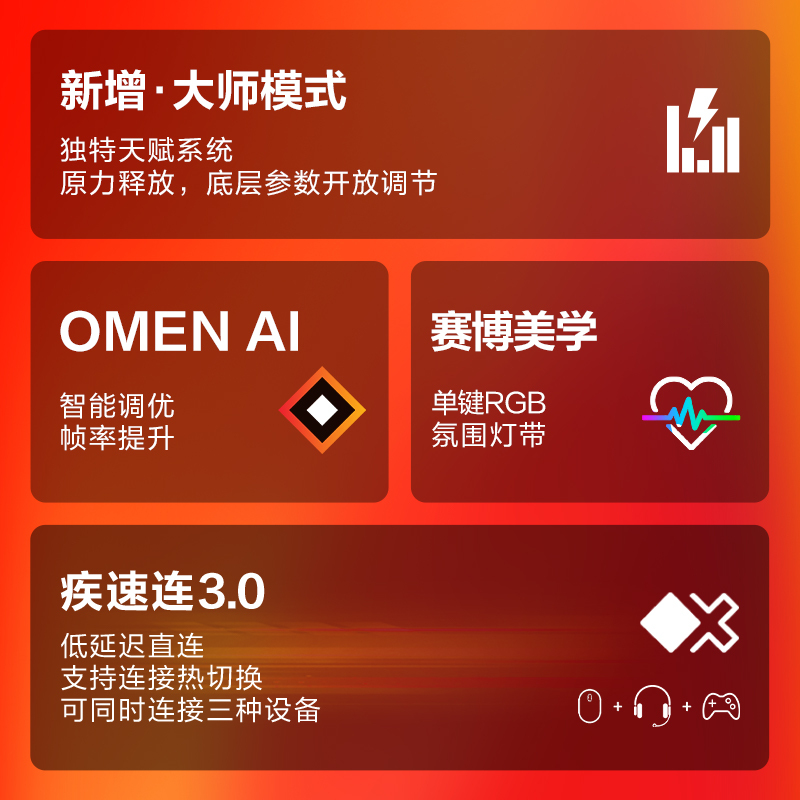 惠普(HP)暗影精灵MAX 16.1英寸发烧游戏笔记本电脑 U9-275HX RTX5080 32G 1TB QHD240Hz 500nits电竞屏