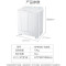 海尔(Haier)双缸洗衣机10KG半自动波轮双缸洗衣机家用老式大容量双筒洗衣机洗脱一体强力去污XPB100-628S