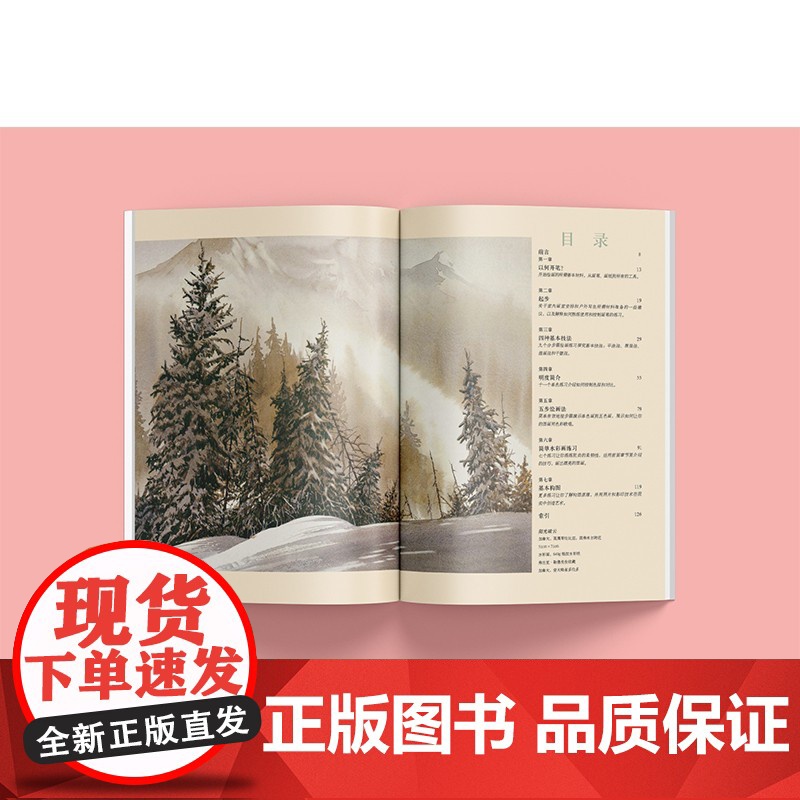 西方经典美术技法译丛 水彩基础1 温莎牛顿 杰克·里德 大师零基础初学入门教程 静物水彩技法书 艺考水彩教材书 上海人美高清大图