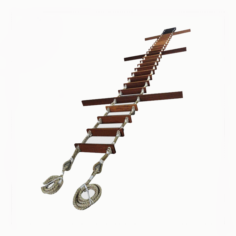 全日安a0874远洋供应船用登乘绳梯引航员软梯船舶救生柳桉木棉麻材质