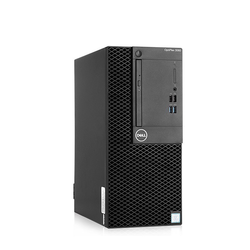 戴尔(DELL)OptiPlex3060MT 商用台式电脑 21.5英寸屏(Intel i3-8100 8GB 1TB 刻录 W10H)商用办公 家用娱乐 性价比机 企业采购