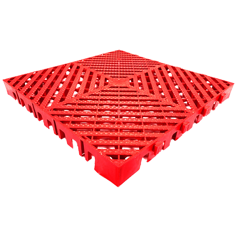 臻远 ZY3121323地格栅塑料拼接地板垫网格垫板 红色